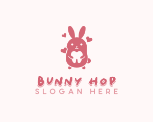 Bunny - Dental Tooth Bunny logo design
