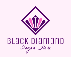 Crystal Diamond Headdress logo design