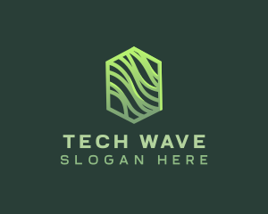 Hexagon Wave Firm logo design