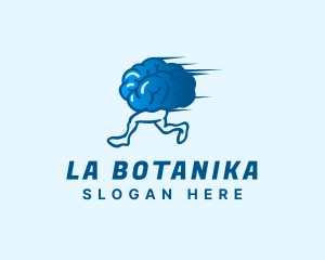 Learning - Creative Running Brain logo design