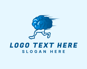 Creative Running Brain Logo