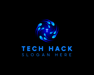 Cyber Digital Tech logo design