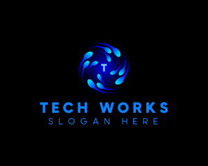 Cyber Digital Tech logo design