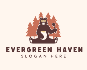 Forest - Forest Honey Bear logo design