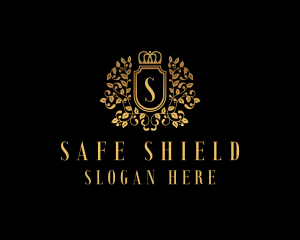 Crown Shield Hotel logo design