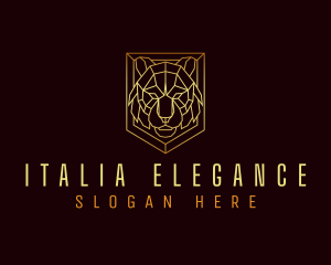 Elegant Tiger Head logo design