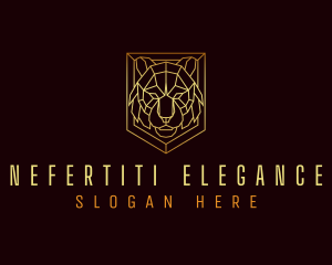 Elegant Tiger Head logo design