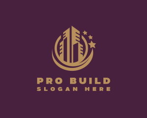 Condominium Building Property logo design