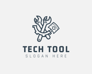 Tool - Repair Wrench Tool logo design