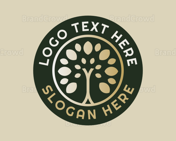 Tree Eco Friendly Farm Logo