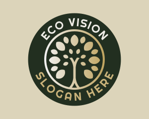 Tree Eco Friendly Farm logo design