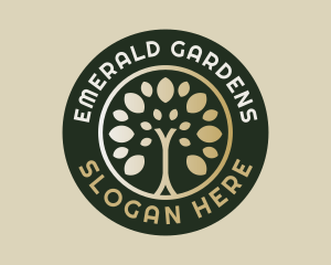 Tree Eco Friendly Farm logo design