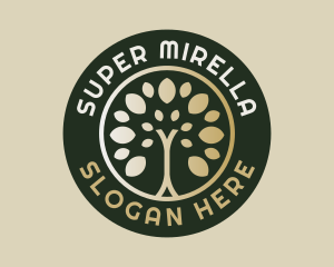 Herbal - Tree Eco Friendly Farm logo design