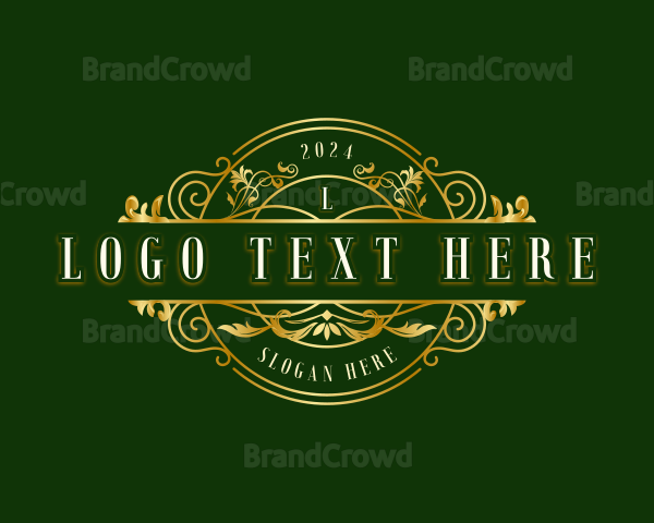 Luxury Floral Boutique Logo