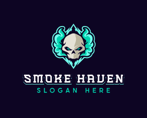 Skull Vape Gaming logo design