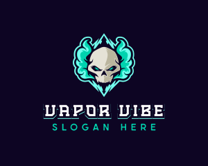 Skull Vape Gaming logo design