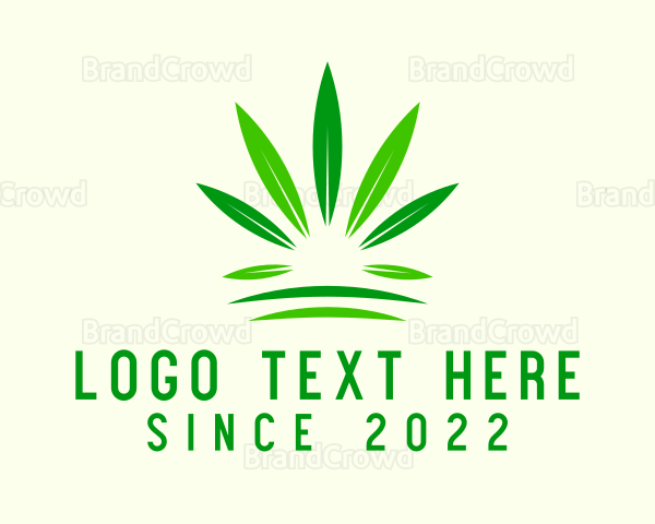 Medicinal Marijuana Leaf Logo