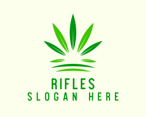 Medicinal Marijuana Leaf Logo