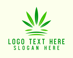 Medicinal Marijuana Leaf Logo