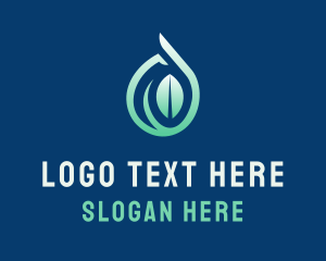 Healthy - Leaf Water Nature logo design