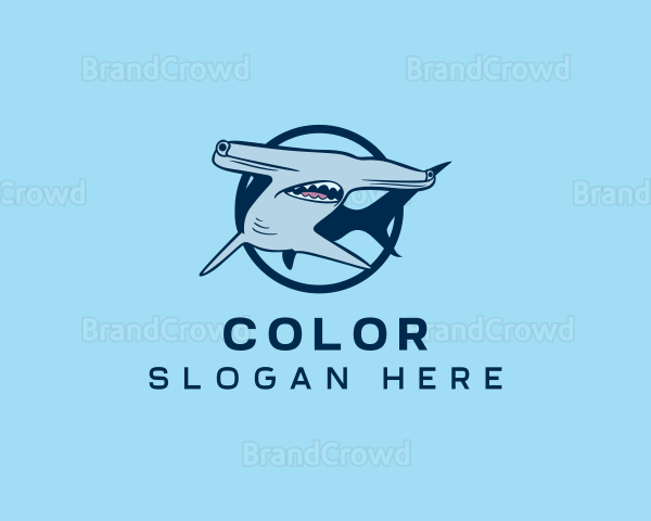 Hammerhead Shark Animal Logo