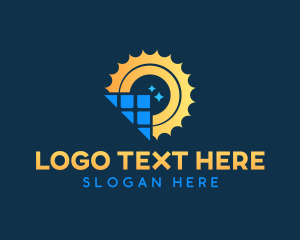 Power - Sun Solar Power logo design