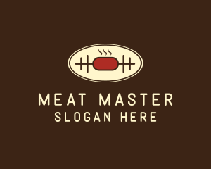 Meat Barbeque Cooking logo design