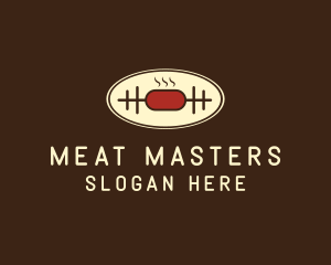 Meat Barbeque Cooking logo design