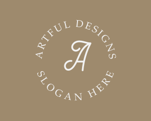 Luxury Fashion Circle logo design