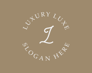 Luxury Fashion Circle logo design