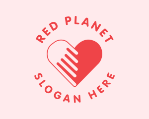 Red Support Hand logo design