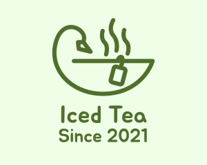 Duck Tea Cup logo design