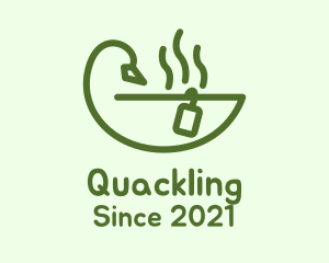 Duck Tea Cup logo design