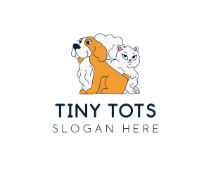 Kennel - Dog Cat Pet Shelter logo design