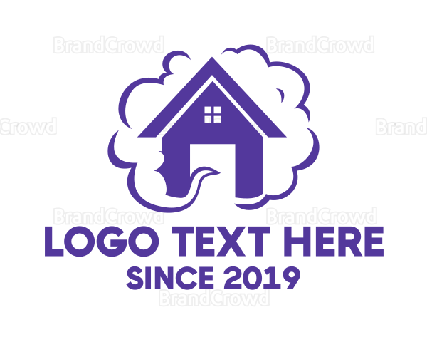 Purple House Smoke Logo