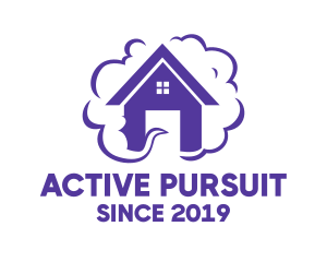 Activity - Purple House Smoke logo design