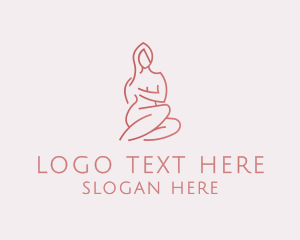 Dermatology - Woman Beauty Body logo design