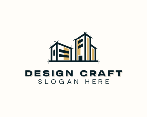 Architect - Building Architect Contractor logo design