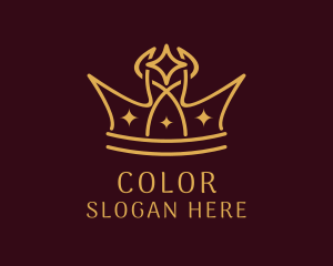 Golden Star Crown  Logo