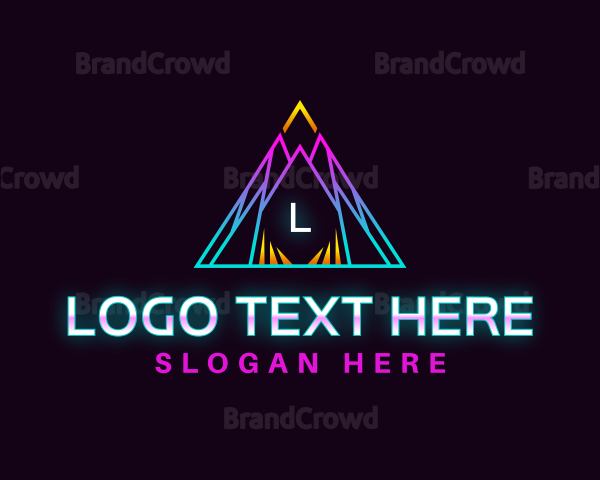 Creative Triangle Pyramid Logo