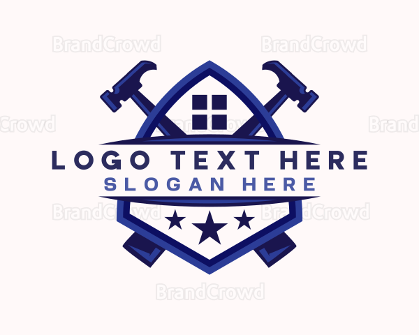 Hammer Builder Renovation Logo