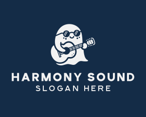 Musician - Guitar Musician Ghost logo design