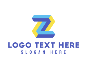 Letter Z - Cyber Company Letter Z logo design