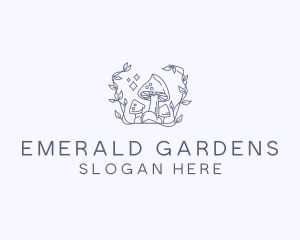 Herbal Mushroom Garden  logo design