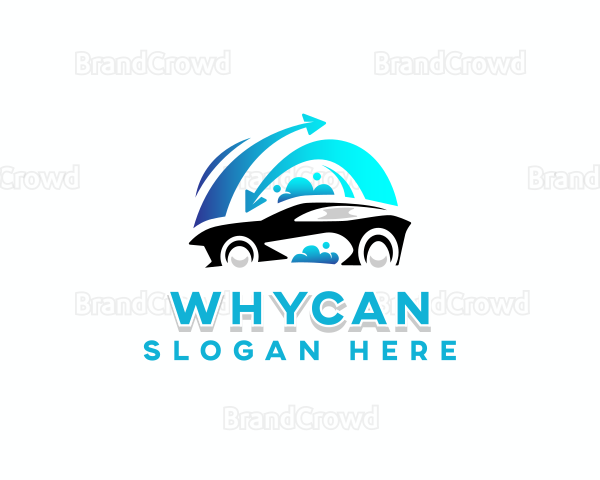Car Wash Bubble Logo