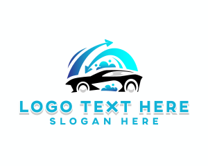 Supercar - Car Wash Bubble logo design