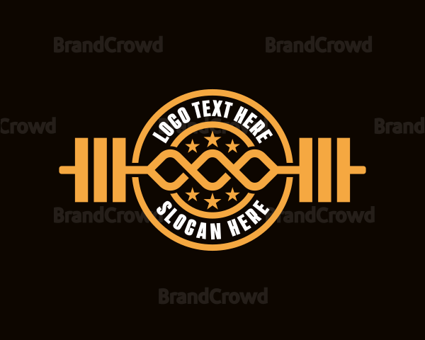 Weightlifting Fitness Gym Logo