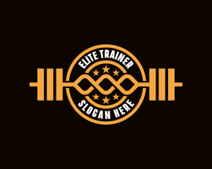 Weightlifting Fitness Gym logo design