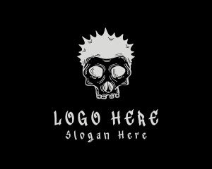 Gang - Punk Skull Graffiti logo design