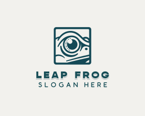 Amphibian Frog Eye logo design